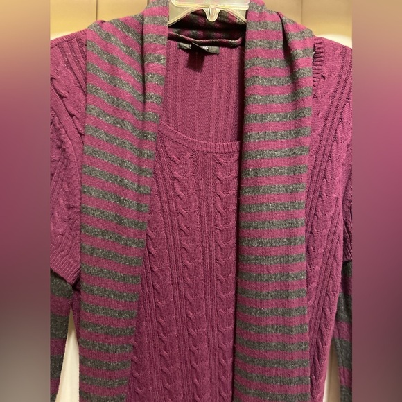 Striped sweater with its Scarf size XL - Picture 2 of 7